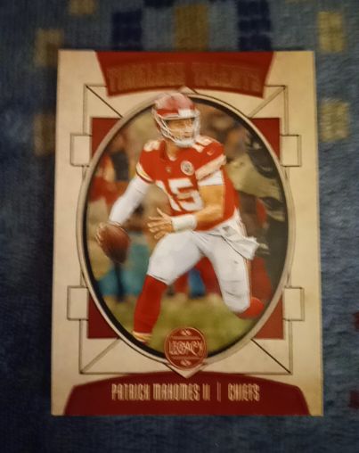 2020 Panini Legacy Timeless Talents #TT-PM Patrick Mahomes II — front