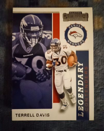 2019 Panini Contenders Legendary Contenders #LC-TD Terrell Davis — front