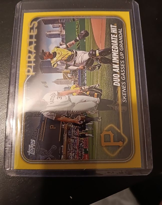 2024 Topps Update #US160 Paul Skenes, Yasmani Grandal — front