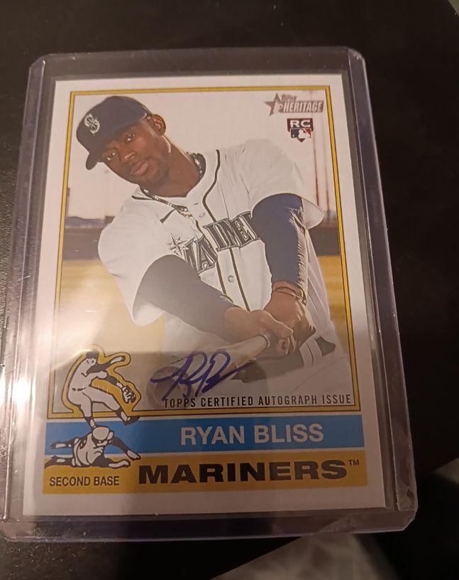 2025 Topps Heritage Real One Autograph #ROA-RB Ryan Bliss — front
