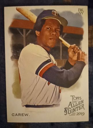 2019 Topps Allen & Ginter #115 Rod Carew — front