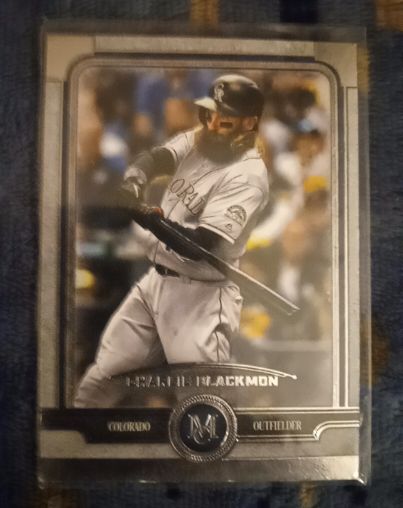 2019 Topps Museum Collection #34 Charlie Blackmon — front