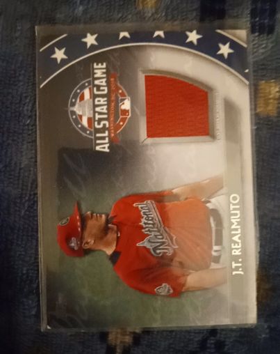 2018 Topps Update All-Star Stitches #AST-JR J.T. Realmuto — front