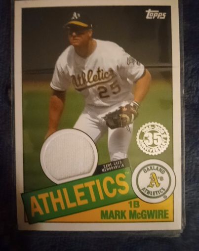 2020 Topps 1985 #85-75 Mark McGwire — front
