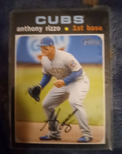 2020 Topps Heritage #373 Anthony Rizzo — front