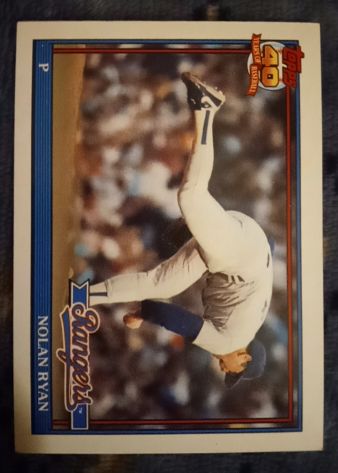 1991 Topps #1 Nolan Ryan — front