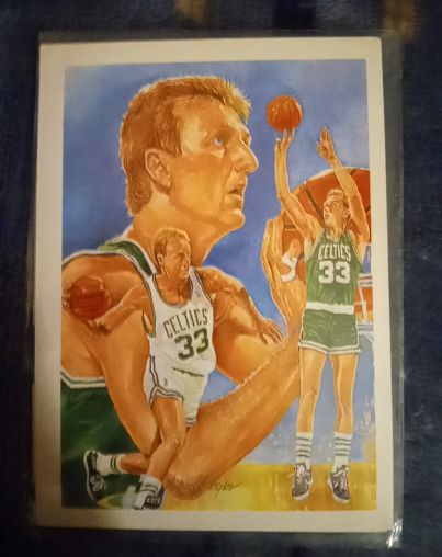 1990-91 NBA Hoops #356 Larry Bird — front
