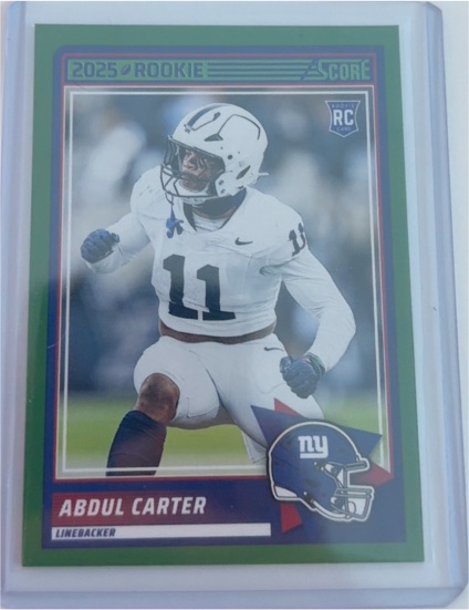 2025 Panini Score #16 Abdul Carter Rookie — front