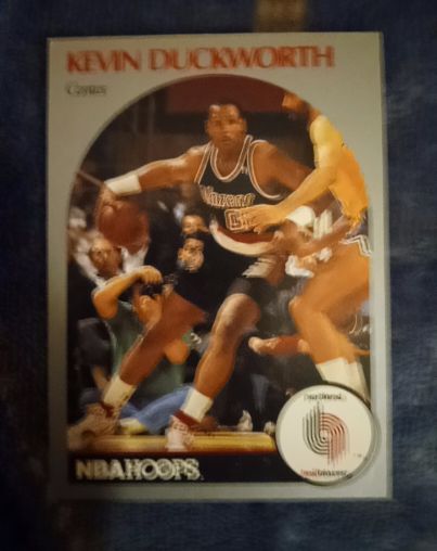 1990-91 NBA Hoops #246 Kevin Duckworth — front