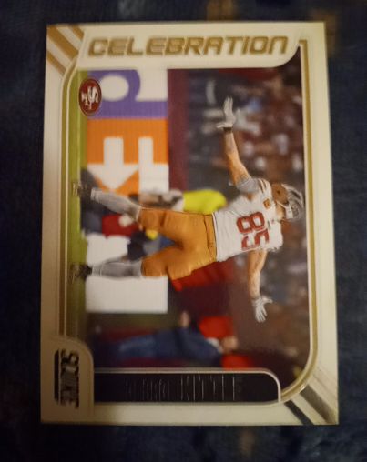 2023 Score #17 George Kittle Celebration — front