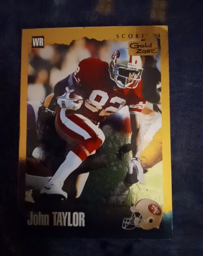 1994 Score Gold Zone #WR John Taylor — front
