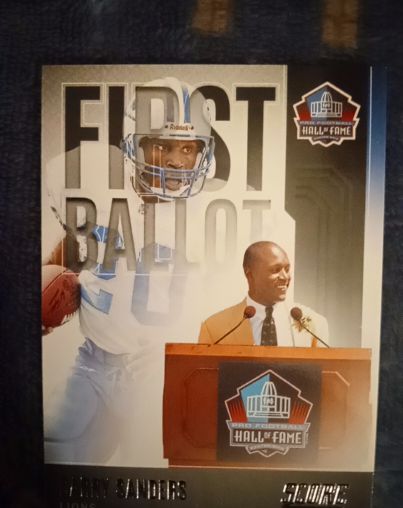 2022 Panini Score First Ballot #FB-BS Barry Sanders — front