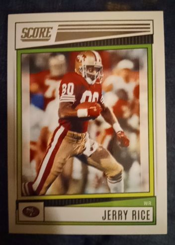 2022 Panini Score #170 Jerry Rice — front