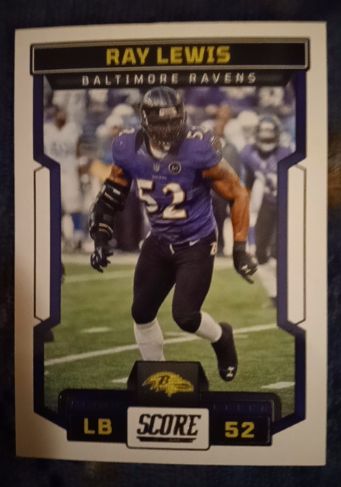2023 Panini Score #195 Ray Lewis — front
