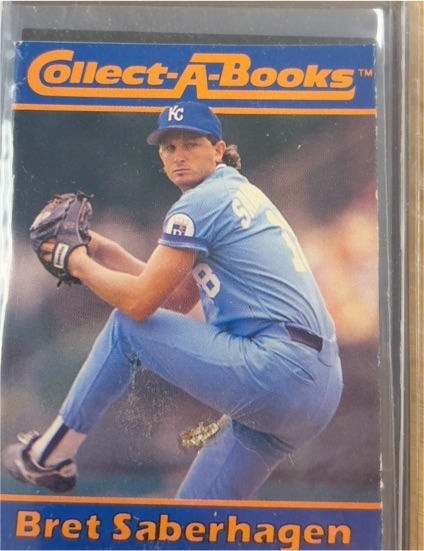 1990 Collect-A-Books #30 Bret Saberhagen — front