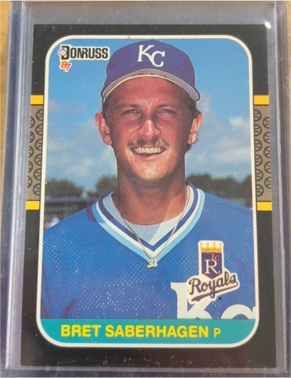 1987 Donruss #132 Bret Saberhagen — front