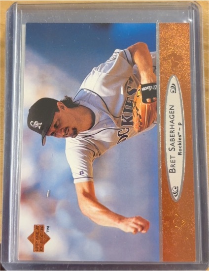 1996 Upper Deck #61 Bret Saberhagen — front
