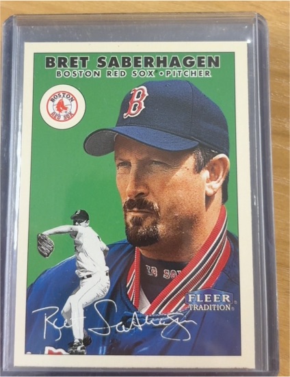 2000 Fleer Tradition #260 Bret Saberhagen — front