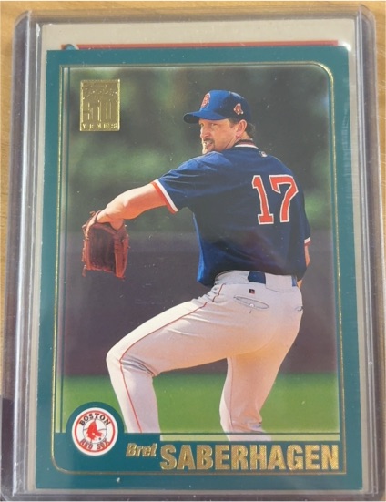 2001 Topps #682 Bret Saberhagen — front