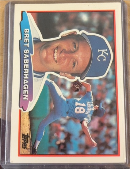 1988 Topps Big #94 Bret Saberhagen — front