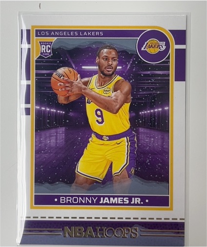 2024-25 Panini NBA Hoops #280 Bronny James Jr. — front