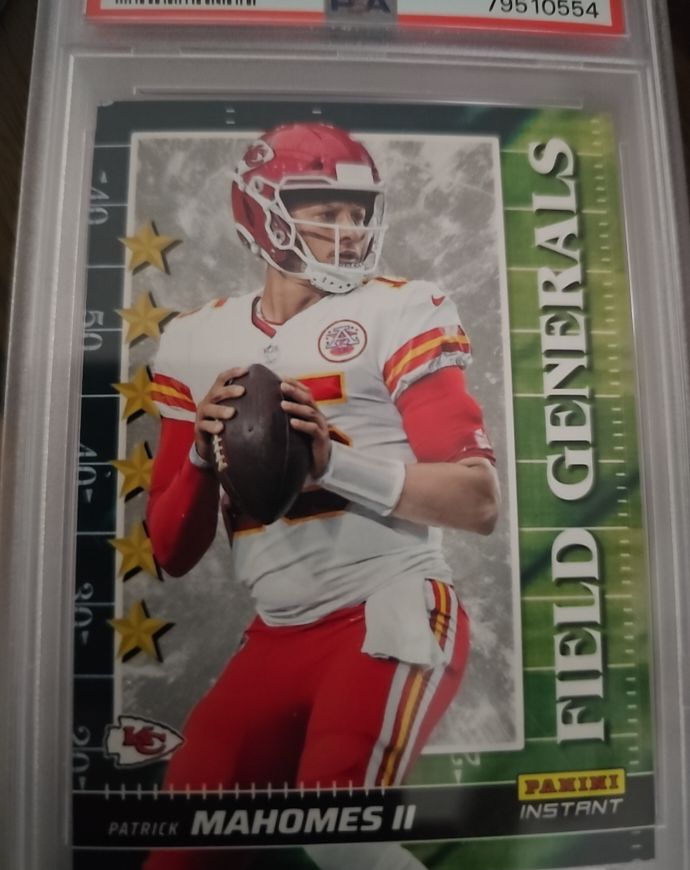 2021 Panini Instant Field Generals #FG16 Patrick Mahomes II — front