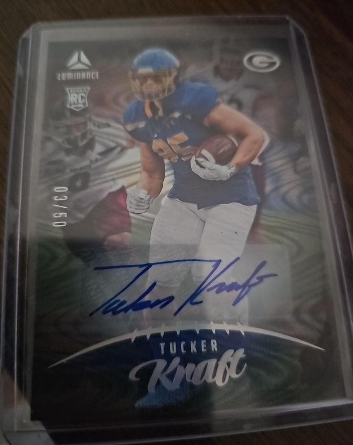 2023 Panini Luminance #50 Tucker Kraft — front