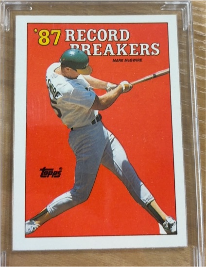 1988 Topps #3 Mark McGwire — front