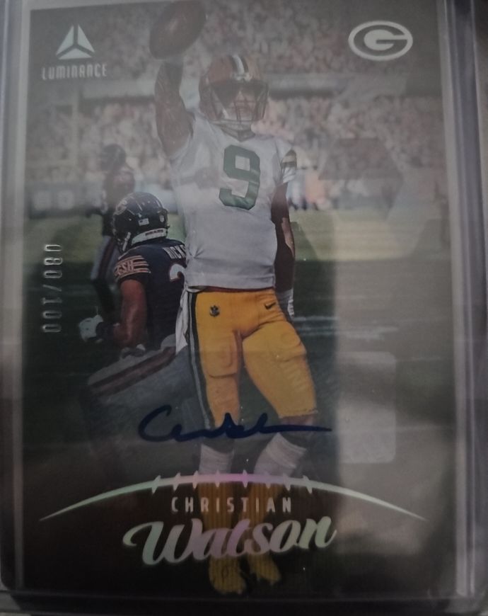 2023 Panini Luminance #17 Christian Watson — front