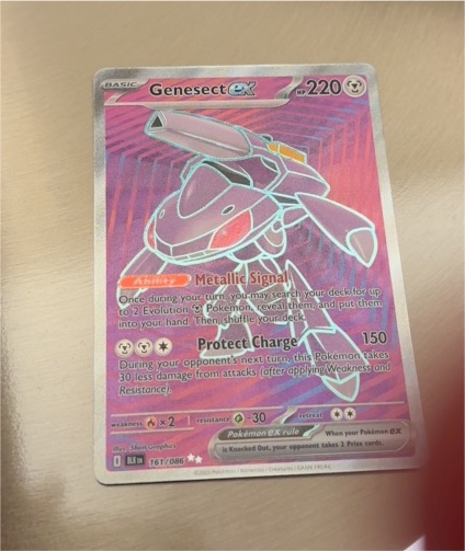 2022 Pokémon Black & White #161 Genesect ex — front