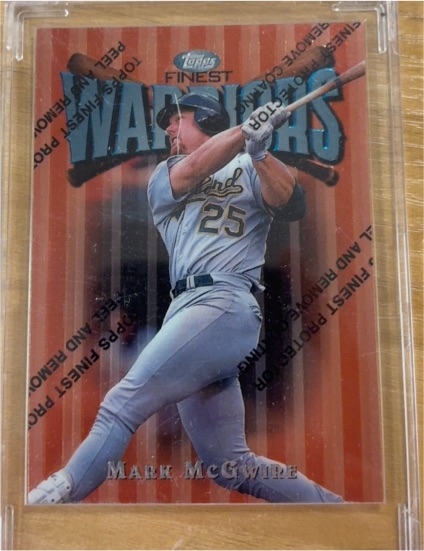 1997 Topps Finest #30 Mark McGwire — front
