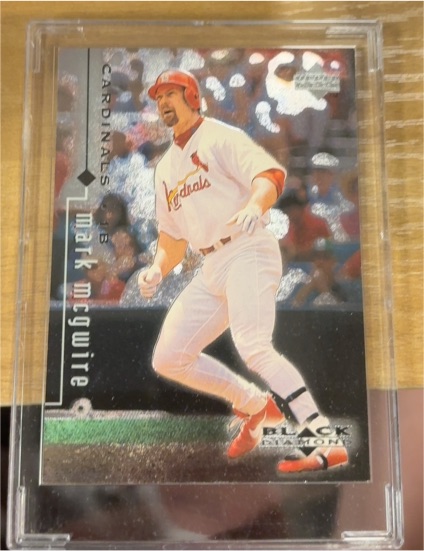 1999 Upper Deck Black Diamond #80 Mark McGwire — front