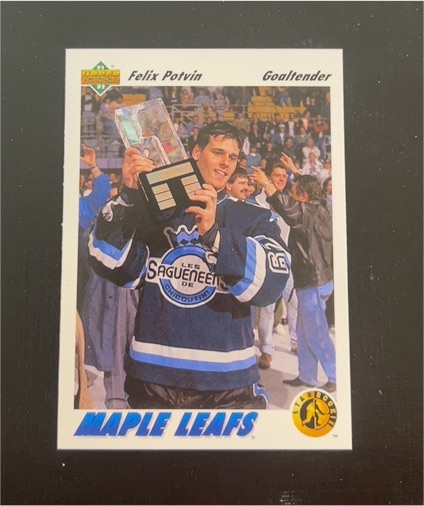1991-92 Upper Deck #460 Felix Potvin — front