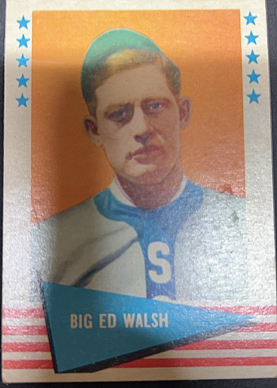 1961 Fleer #83 Big Ed Walsh — front