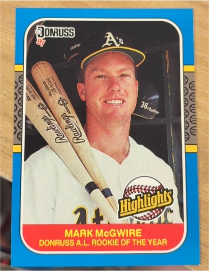 1987 Donruss Highlights #54 Mark McGwire — front