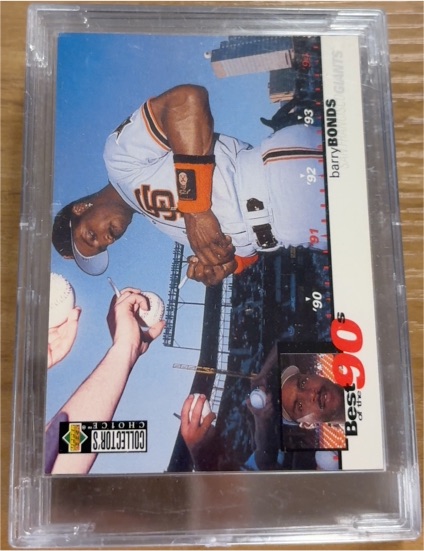 1995 Upper Deck Collector's Choice #60 Barry Bonds — front