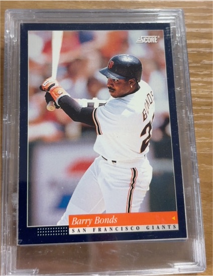 1994 Score #1 Barry Bonds — front