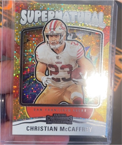 2023 Panini Contenders #6 Christian McCaffrey Supernatural — front