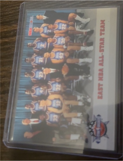 1993 Hoops #281 East NBA All-Star Team Michael Jordan — front