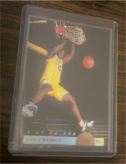 1993 Classic Draft Picks LP1 Chris Webber — front