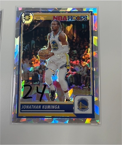 2023-24 Panini NBA Hoops Premium Stock #231 Jonathan Kuminga — front