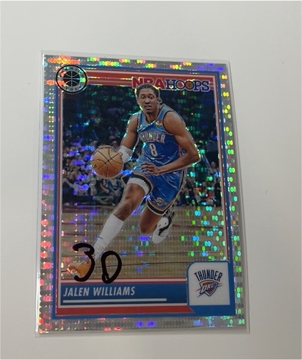 2023-24 Panini NBA Hoops Premium Stock #117 Jalen Williams — front