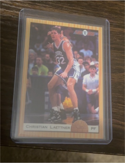 1993 Classic Draft Picks #106 Christian Laettner — front