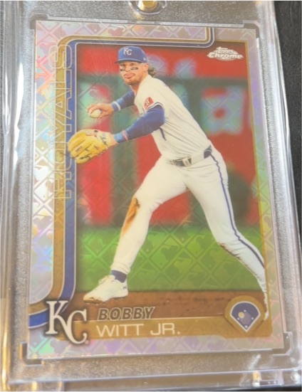 2025 Topps Chrome #93 Bobby Witt Jr. — front