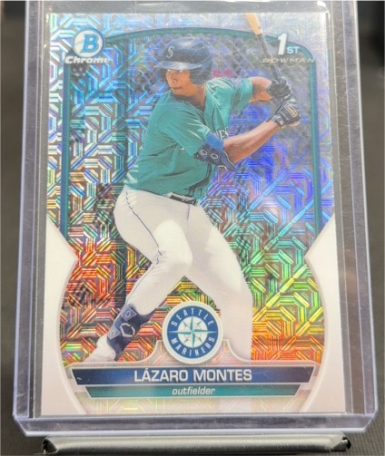 2023 Bowman Chrome #BCP-58 Lazaro Montes — front