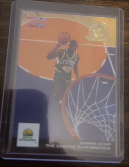 1993-94 NBA Hoops Scoops #HS25 Shawn Kemp — front