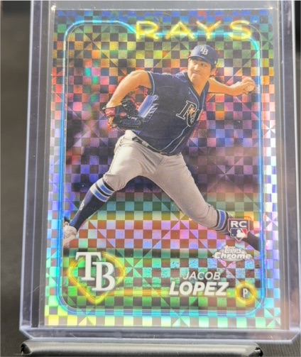 2024 Topps Chrome #225 Jacob Lopez — front