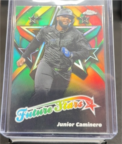 2025 Topps Chrome #FS-18 Junior Caminero Future Stars — front