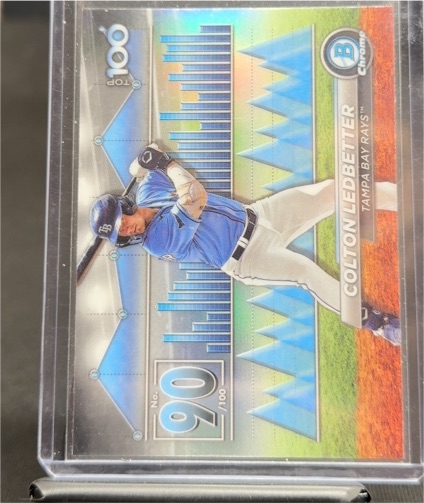 2024 Bowman Chrome Top 100 #BTP-90 Colton Ledbetter — front