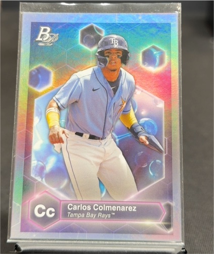2022 Bowman Platinum Precious Elements #PE-12 Carlos Colmenarez — front